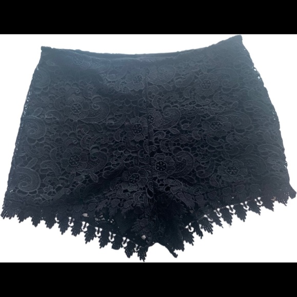 Blue Rain black lace shorts - Picture 2 of 4